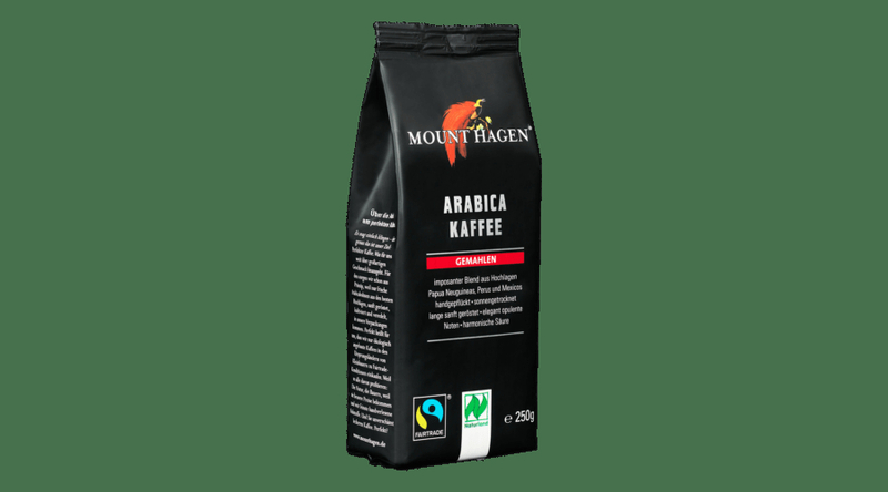 Mount Hagen Bio Pörkölt kávé, őrölt - Fairtrade 250g