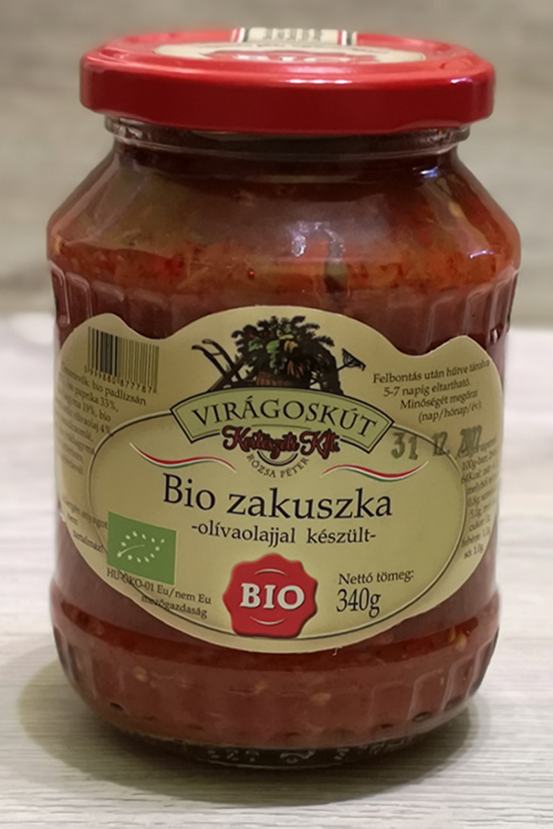 Bio zakuszka - olívaolajjal készült -