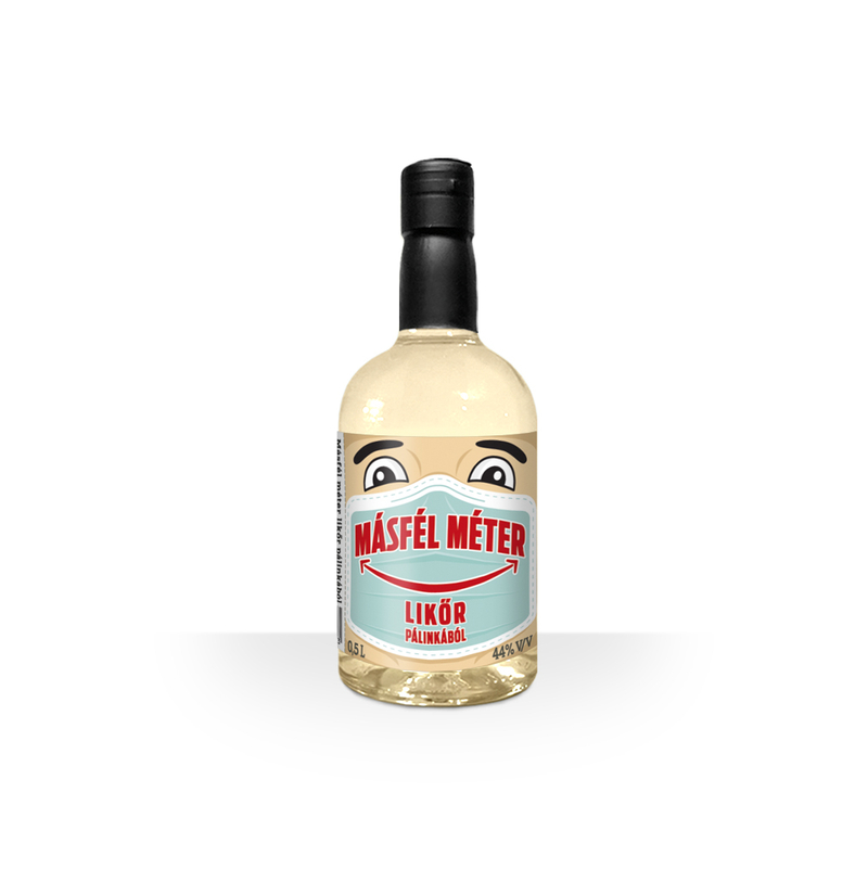 Másfél méter – likőr pálinkából - 0,5L, 44%