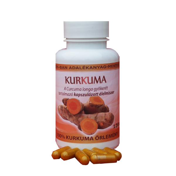 Adalékanyag mentes KURKUMA kapszula 500 mg 120 db/tégely