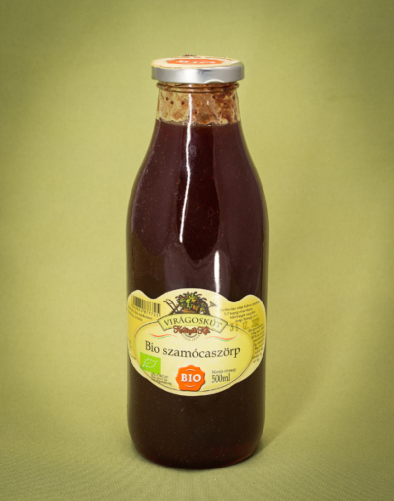 Bio szamócaszörp 500ml