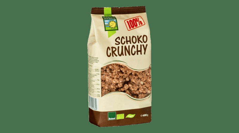 Bohlsener Mühle Bio 100% étcsokoládés crunchy 400g