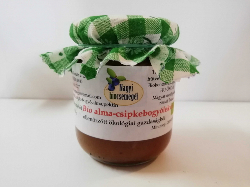 Bio alma-csipkebogyólekvár