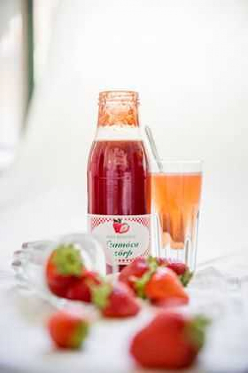 Szamóca szörp 500 ml
