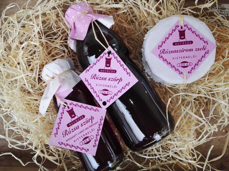 Rózsa szörp nyírfacukorral 200 ml