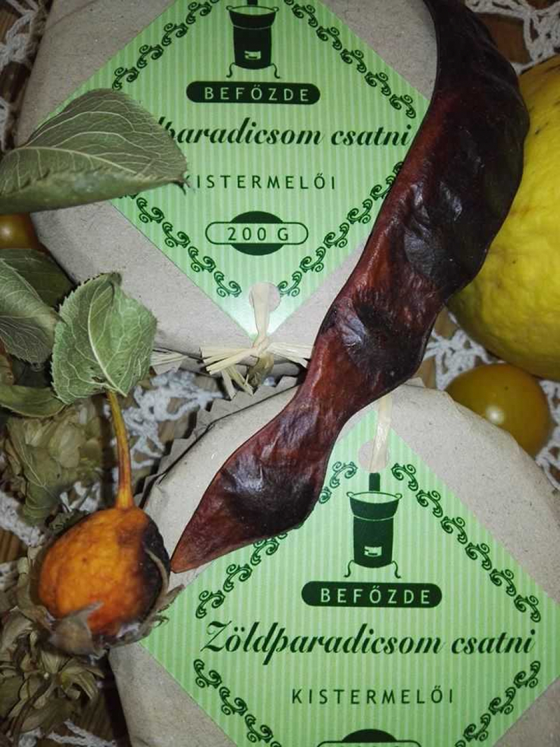 Tüzes zöldparadicsom csatni 200 g