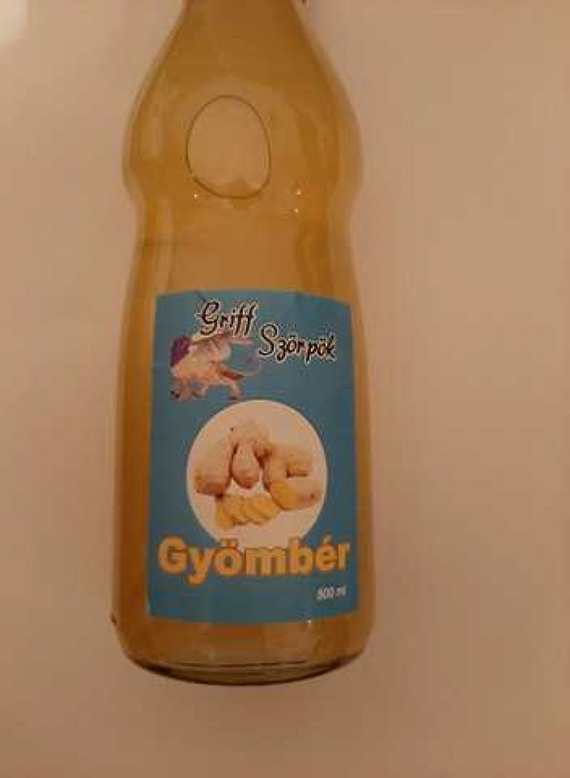 gyömbér szörp