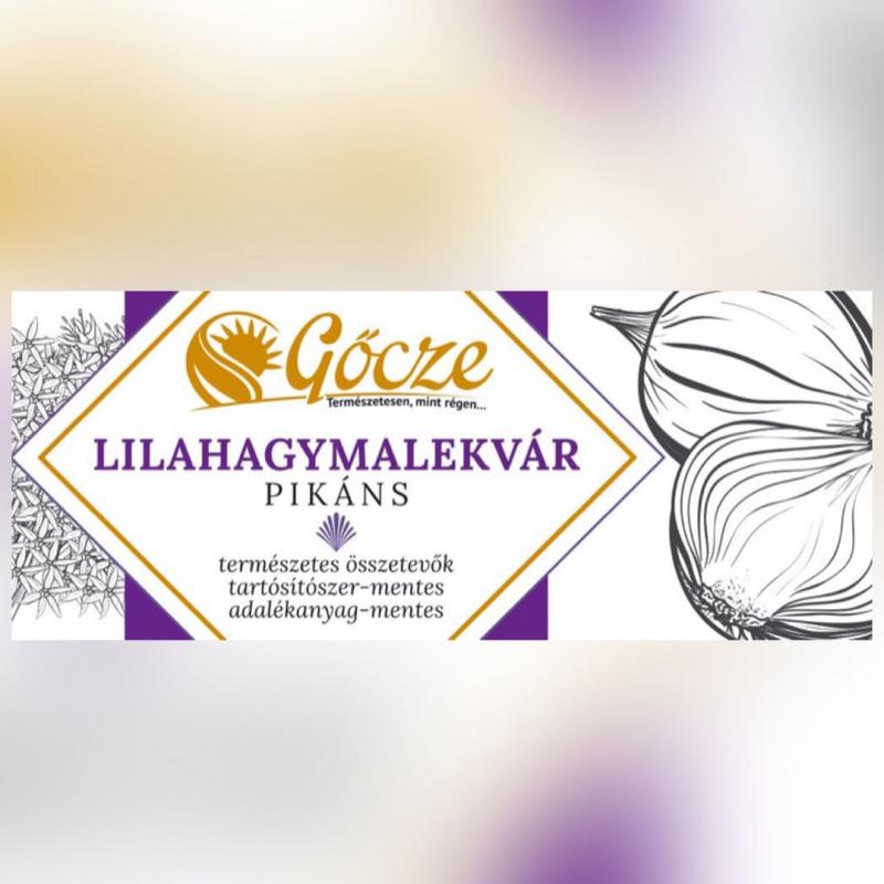 Pikáns lilahagymalekvár