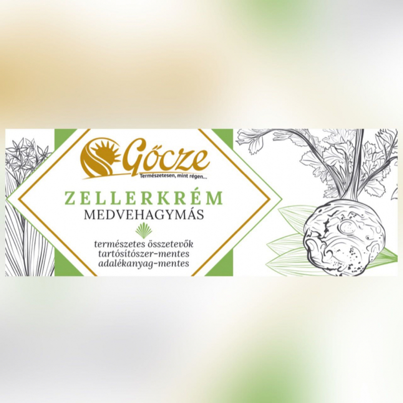 Medvehagymás zellerkrém