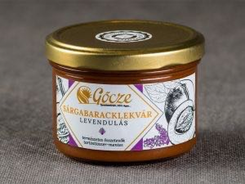 LEVENDULÁS sárgabaracklekvár - cukormentes