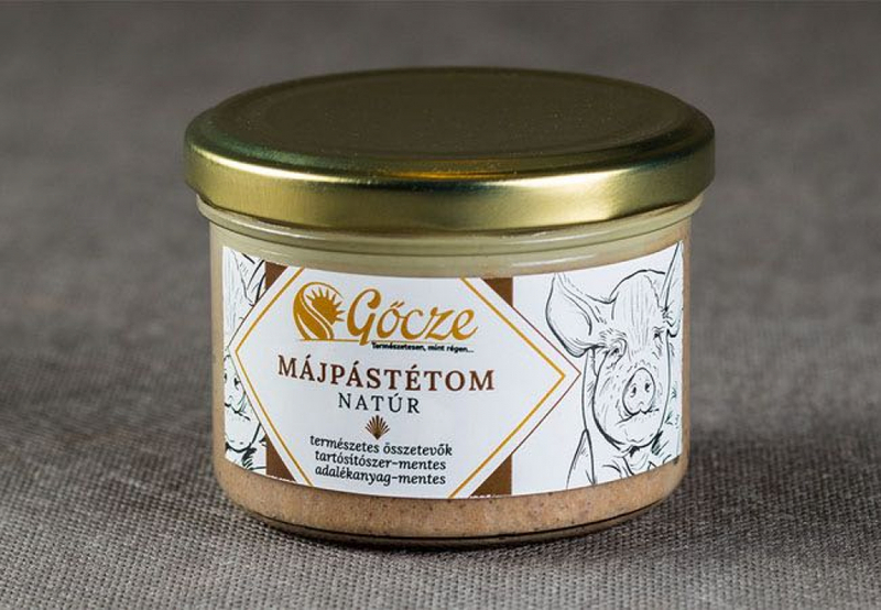Natúr májpástétom