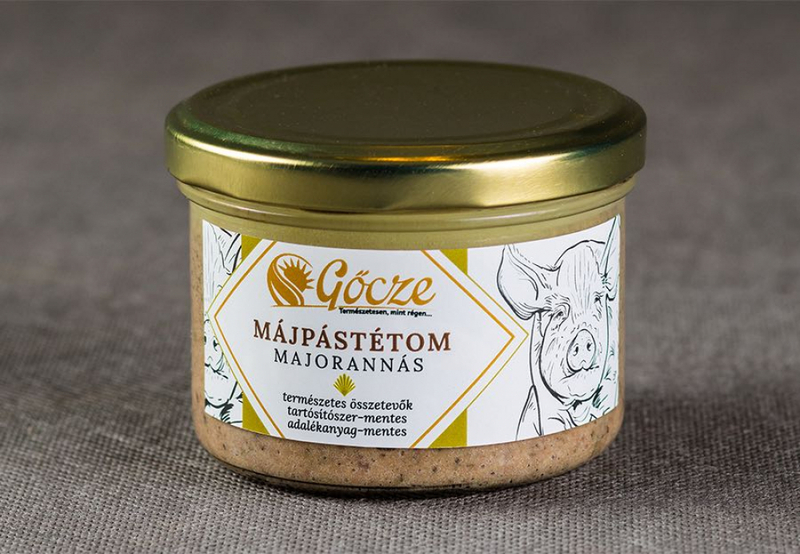 Majorannás májpástétom