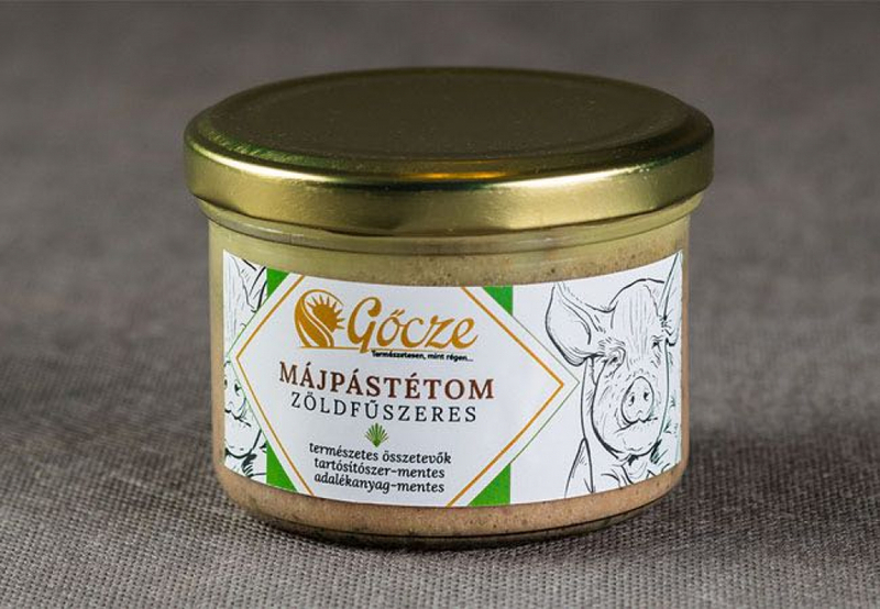 Zöldfűszeres májpástétom