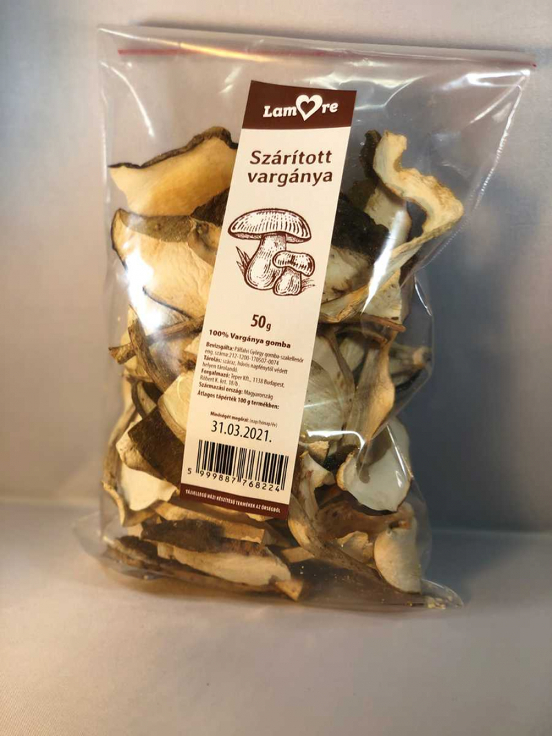 Vargánya gomba szárított (50gr)