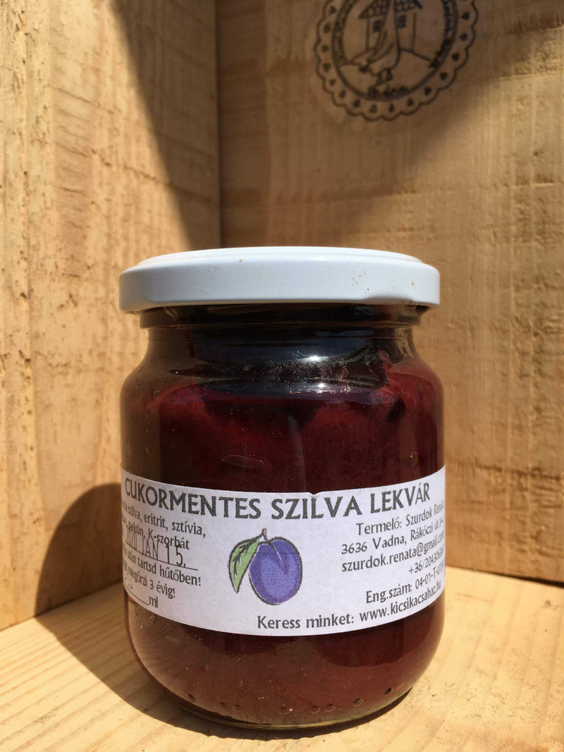 Cukormentes szilva lekvár