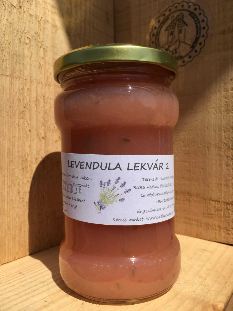 Levendula lekvár vaníliával