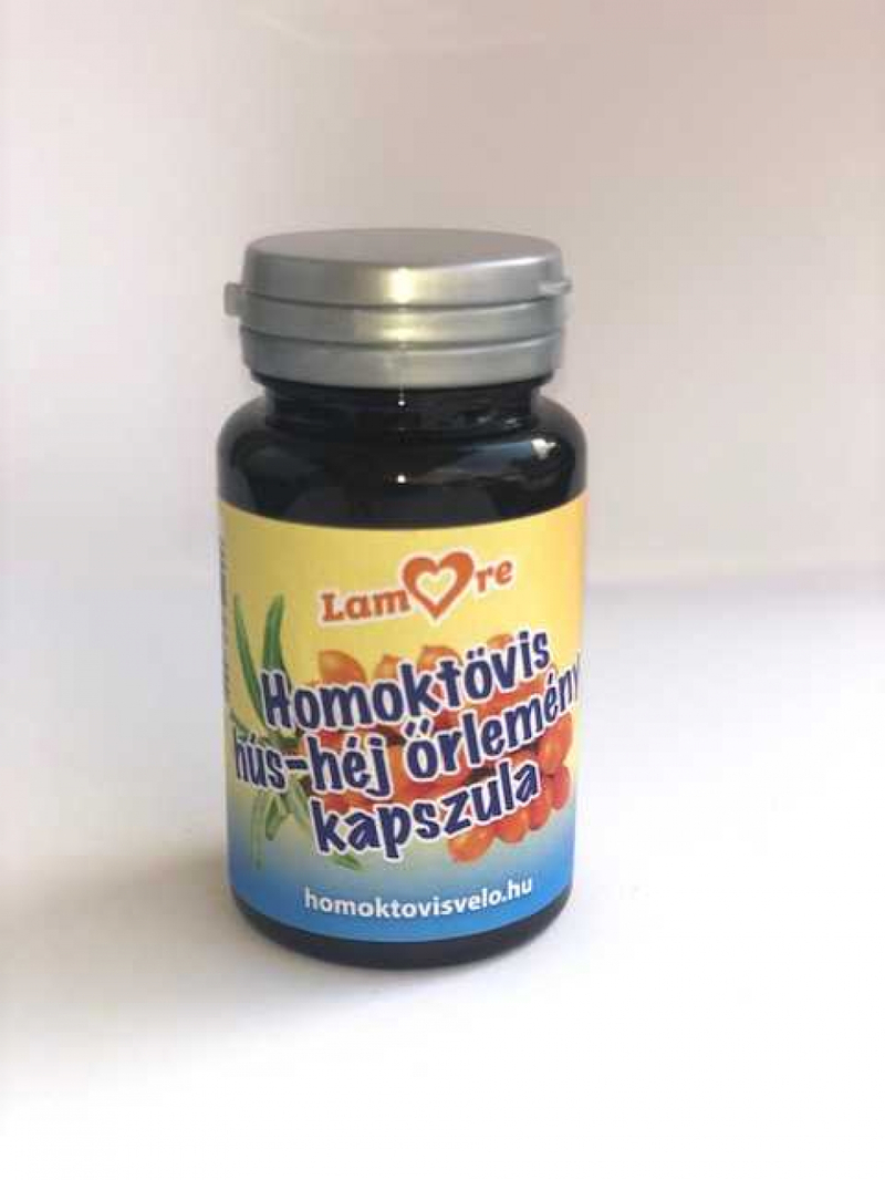 Homoktövis hús-héj őrlemény kapszula (60db)