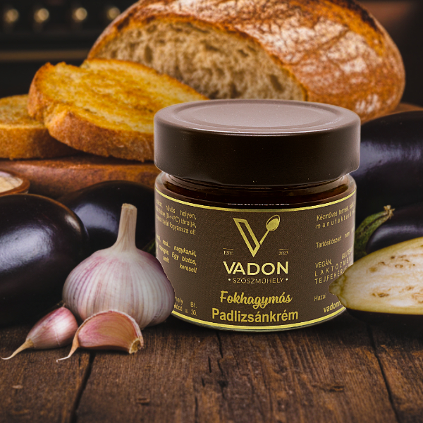 Fokhagymás Padlizsánkrém 180g