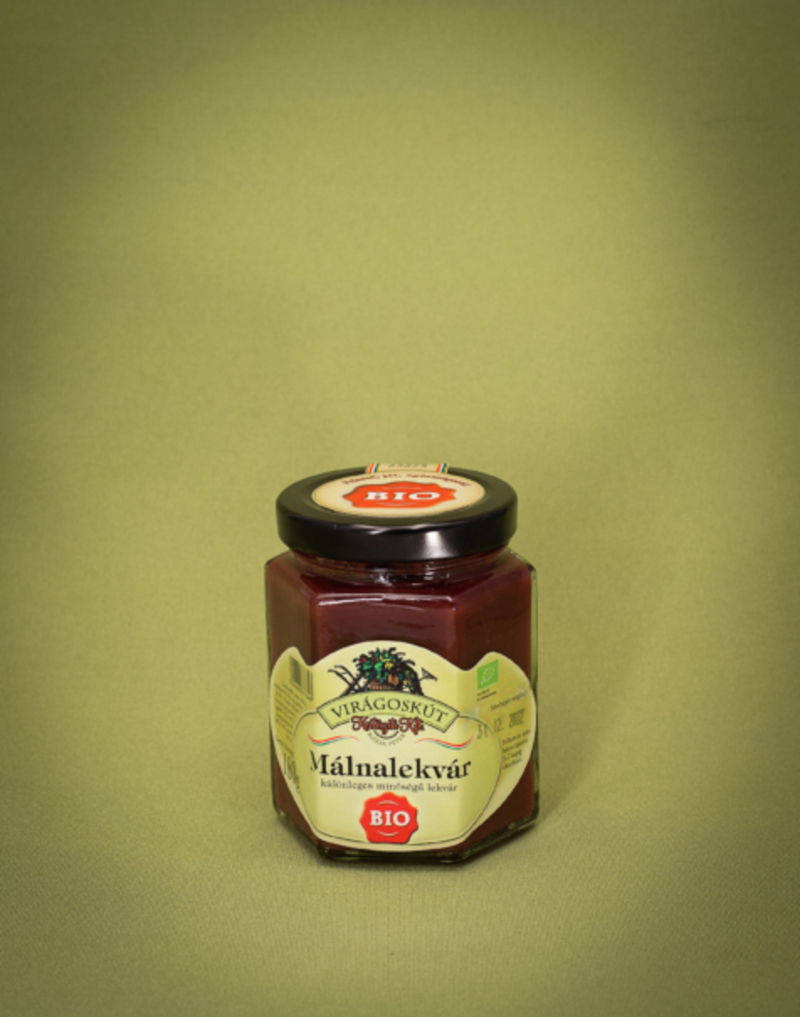 Bio málna lekvár 180g