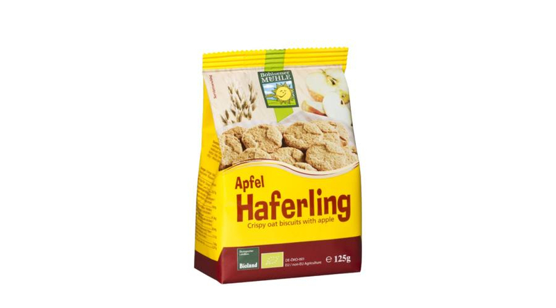 Bohlsener Mühle Bio zabkeksz almás 125g