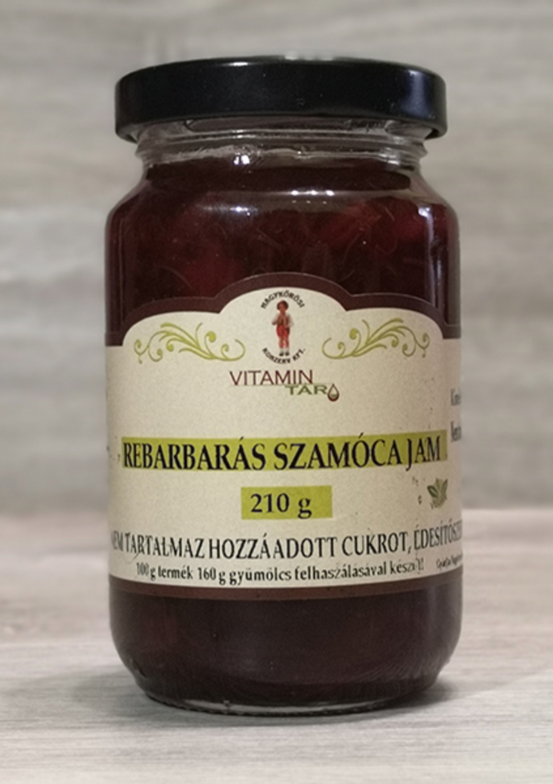 Rebarbarás szamóca dzsem