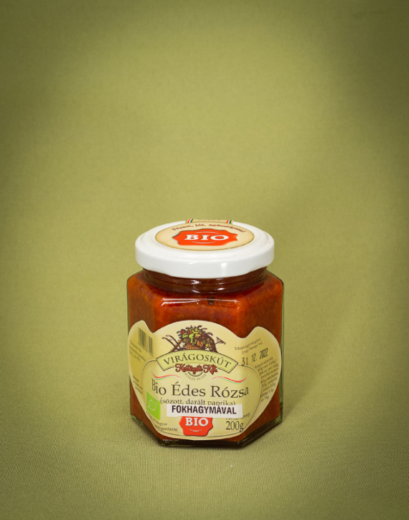 Bio Édes Rózsa -fokhagymával- 200g