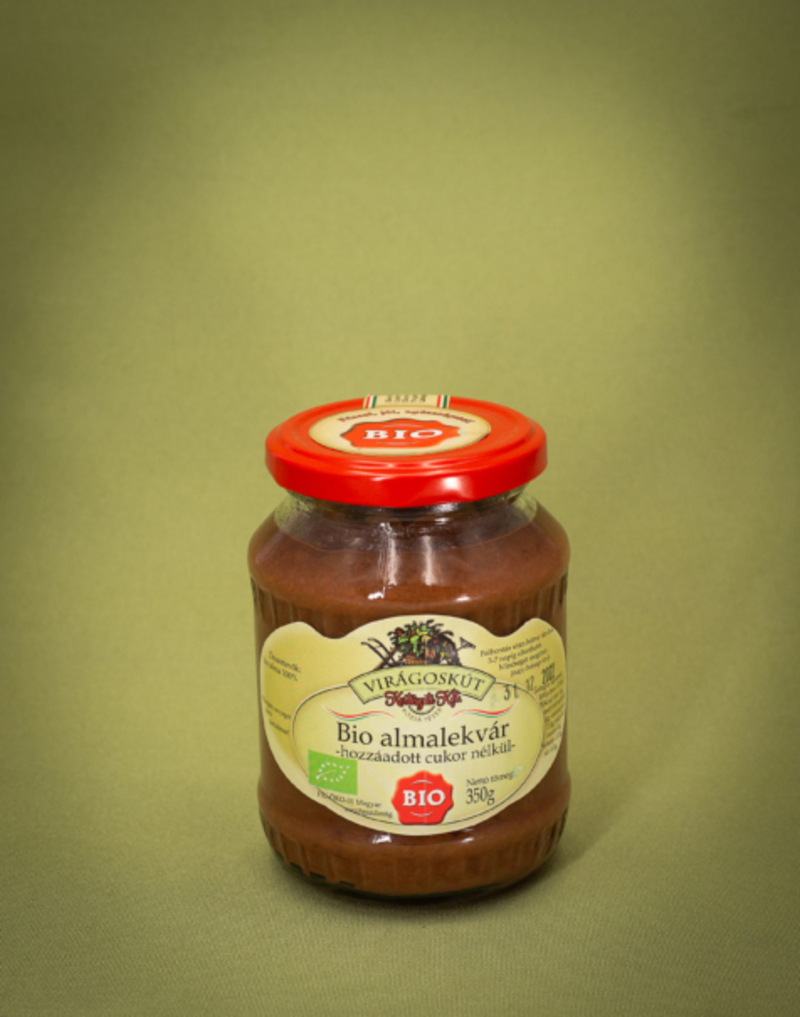 Bio alma lekvár -hozzáadott cukor nélkül- 350g