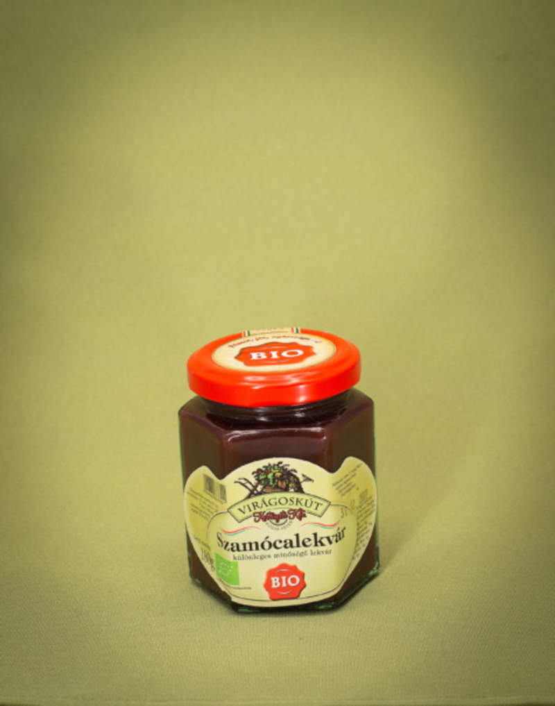 Bio szamóca lekvár 180g