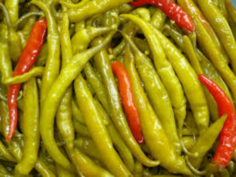 Csípős ecetes gyufa paprika (400 g)(vödrös)