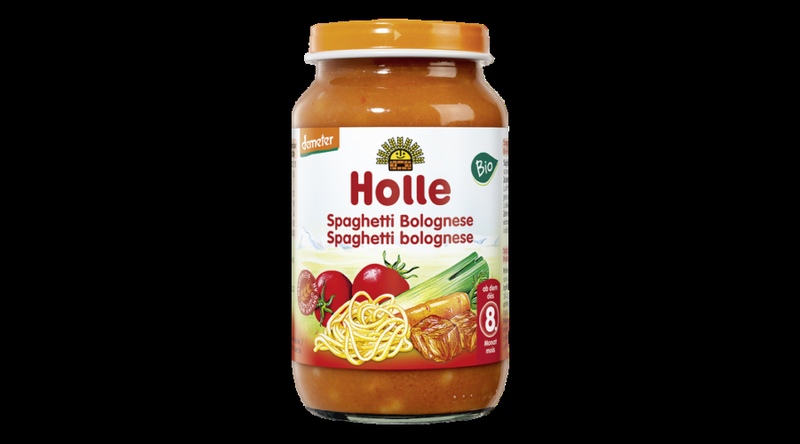 Holle Bio Junior Bolognai Spagetti - üveges bébiétel 220g
