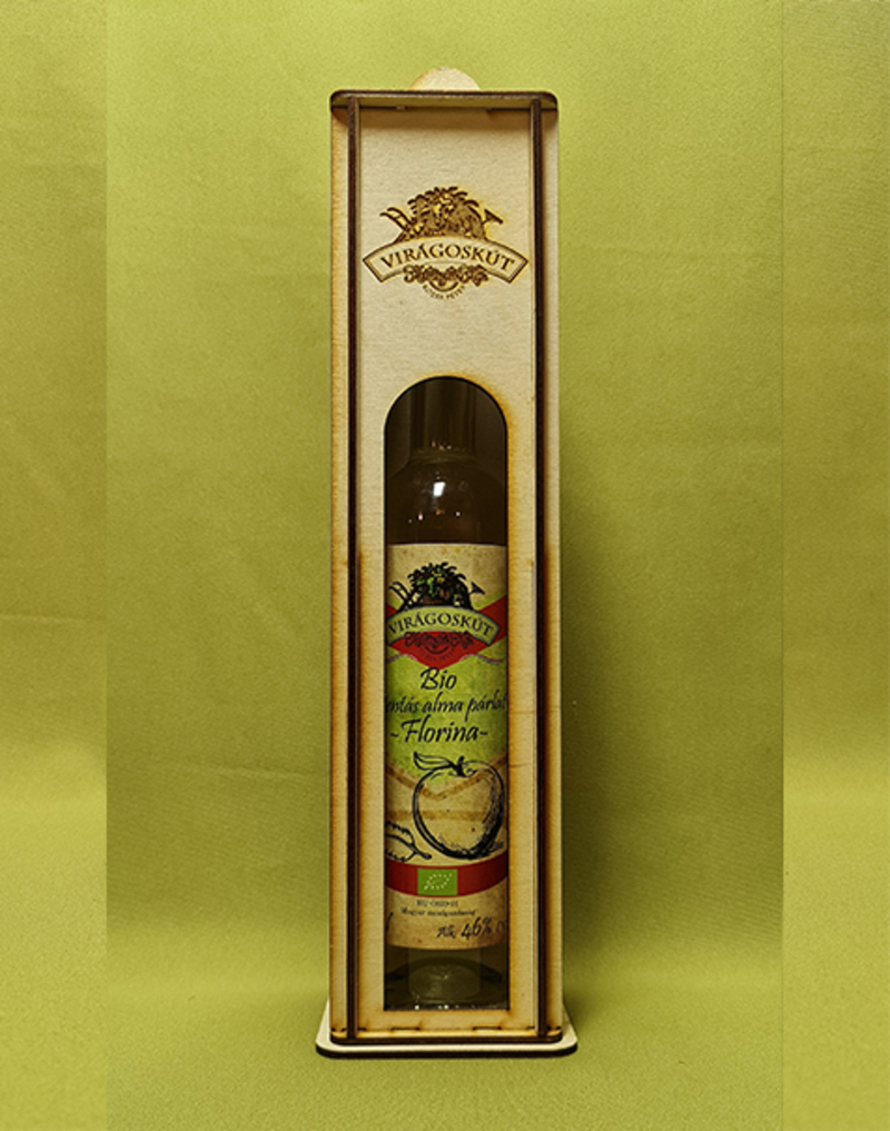 Bio mentás alma párlat -Florina- 500ml 46%, díszdobozban