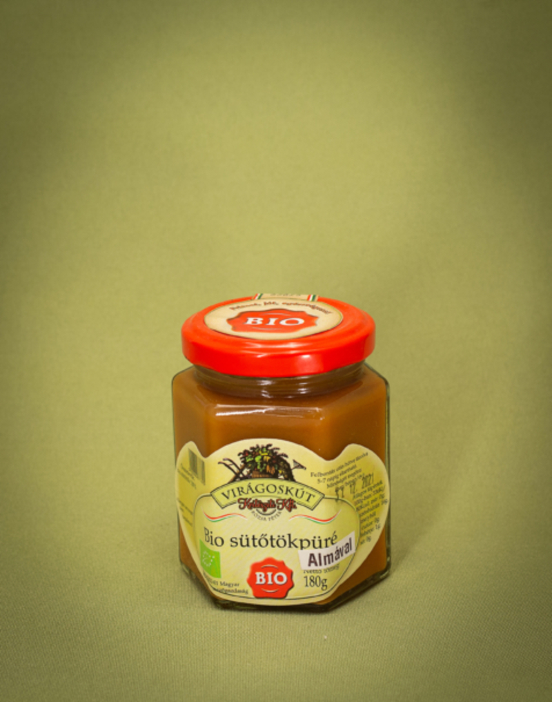 Bio sütőtök-alma püré 180g