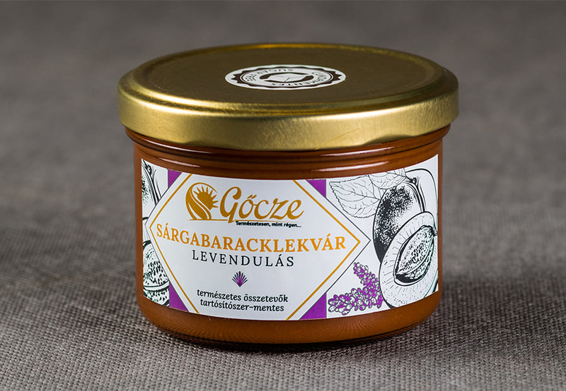 Cukormentes Levendulás Sárgabaracklekvár