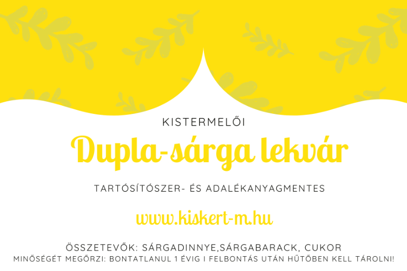 Dupla-sárga lekvár