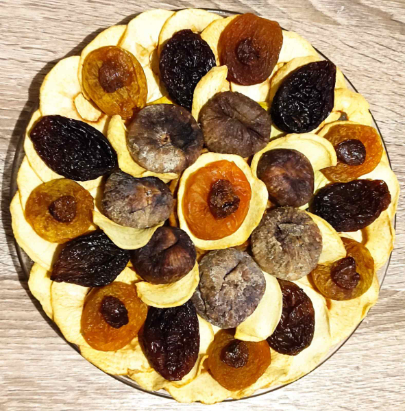 Aszalványos tál - "Pöttyös"