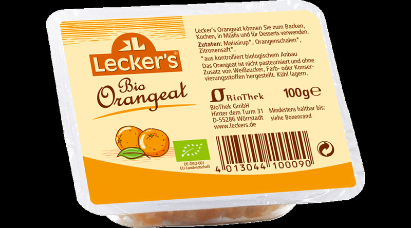Lecker's Bio Kandírozott narancs 100g