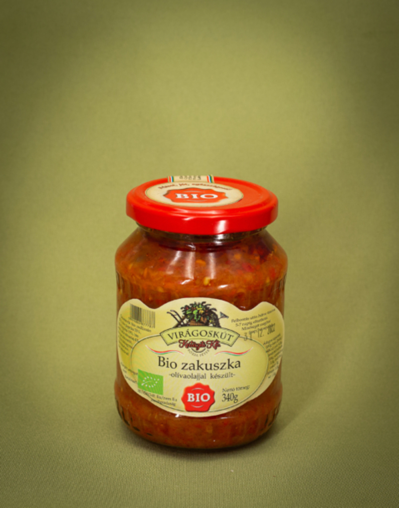 Bio zakuszka 340g -olivaolajjal készült-