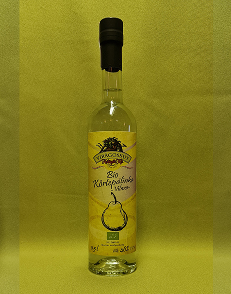 Bio körtepálinka -Vilmos- 500ml 46%