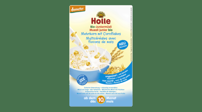 Holle Bio Többmagvas Junior müzli kukoricapehellyel - Demeter 250g