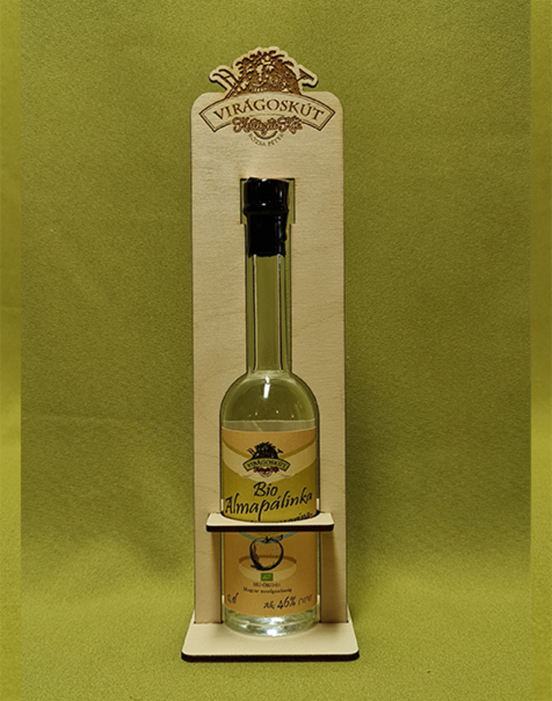 Bio almapálinka -húsvéti rozmaring- 100ml 46%, díszdobozban