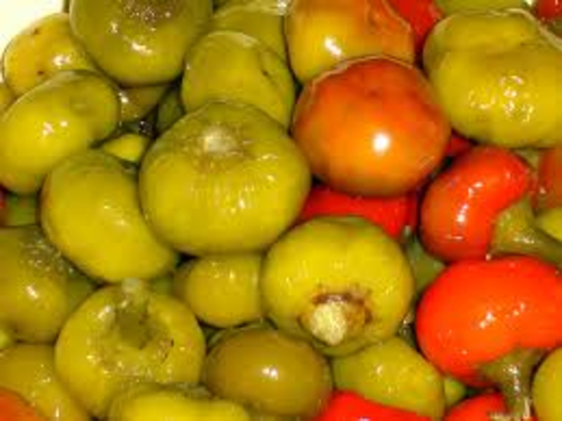 Csípős ecetes cseresznyepaprika (500 g)(vödrös)