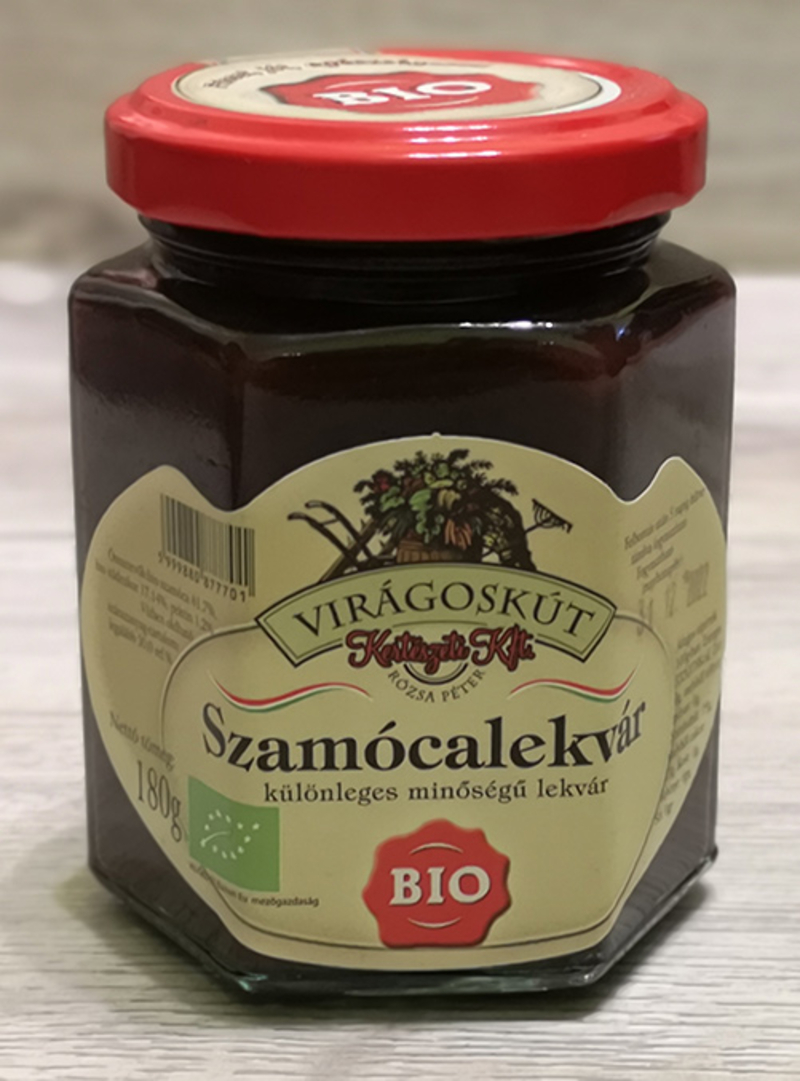 Bio szamócalekvár