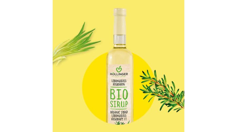 Höllinger Bio Lemongrass-rozmaring szörp 0,5l