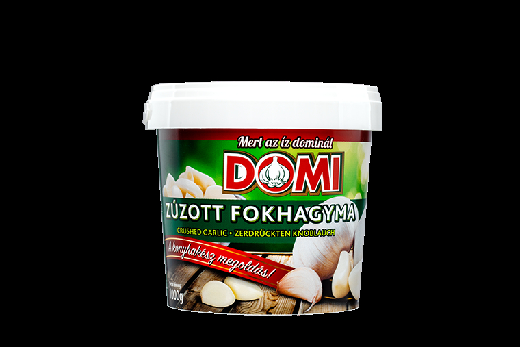 Zúzott fokhagyma 1 kg műanyag vödörben