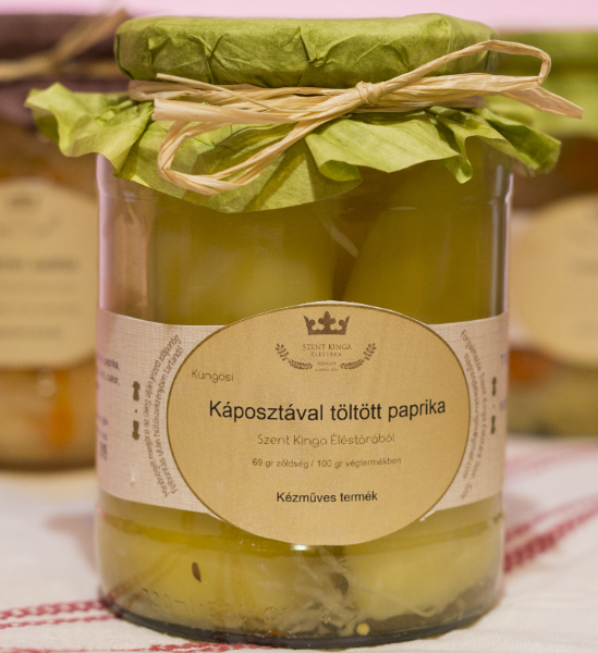 Káposztával töltött paprika