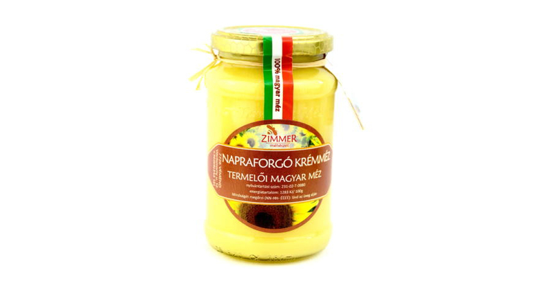 Napraforgó krém méz 500 g.