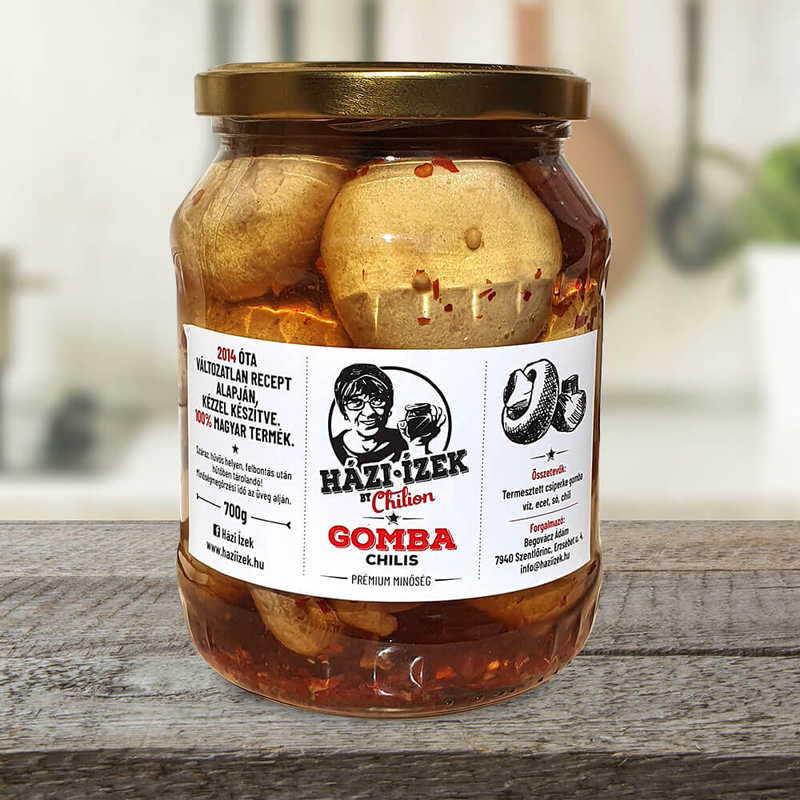 Chilis gomba savanyúság nagy