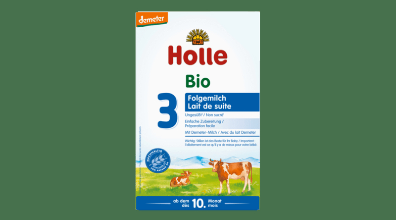 Holle Bio Tehéntej alapú 3-as utótej 600g