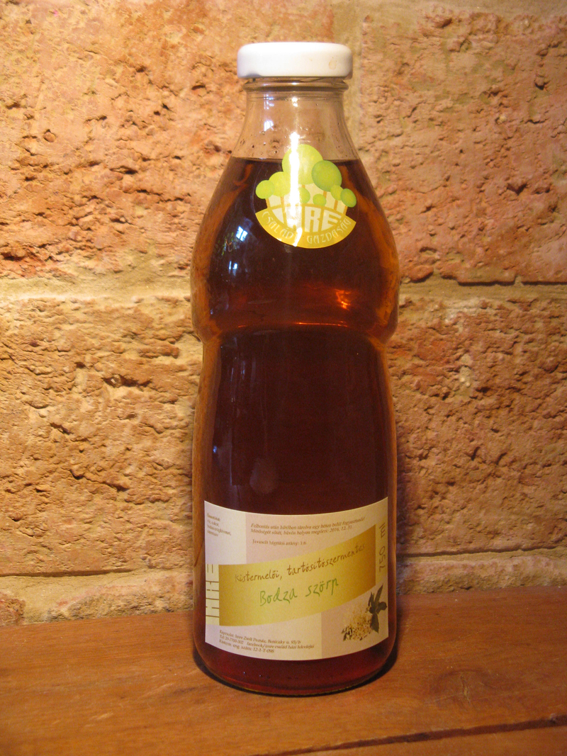 Bodzavirág szörp