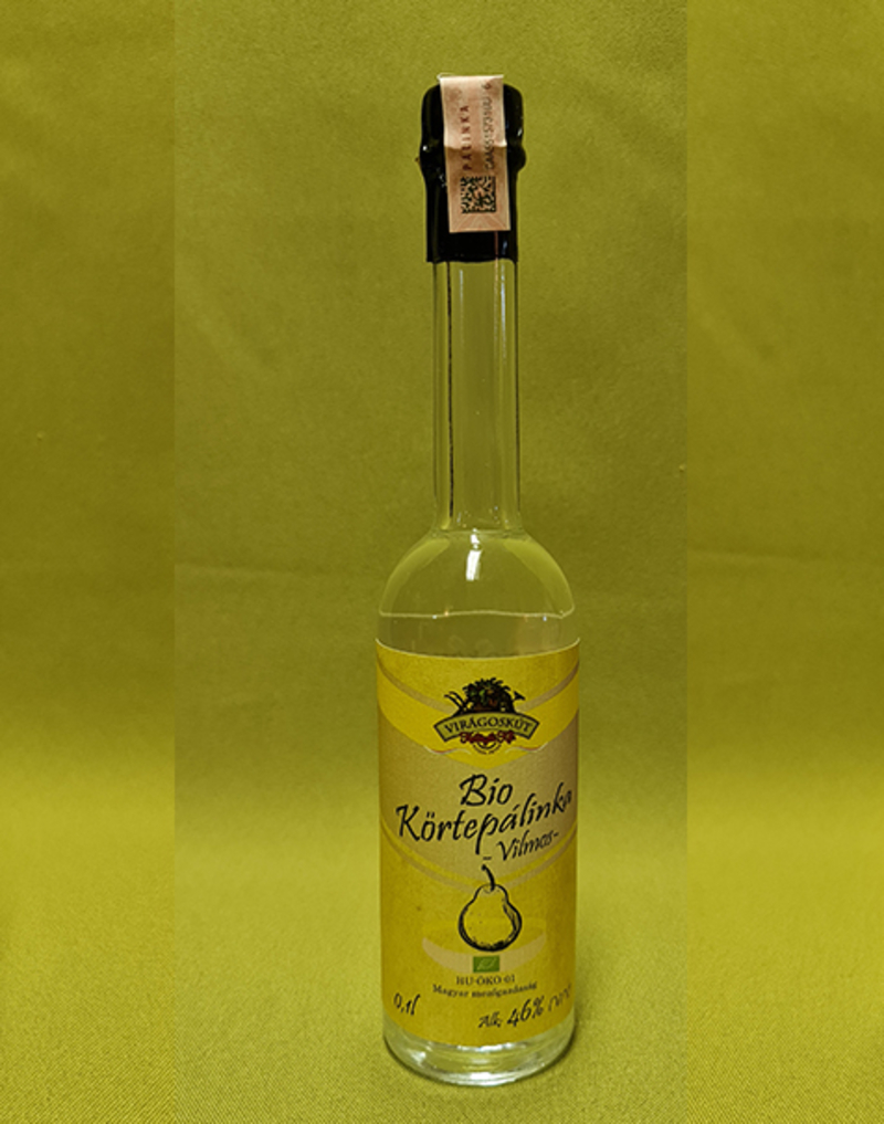 Bio körtepálinka -Vilmos- 100ml 46%